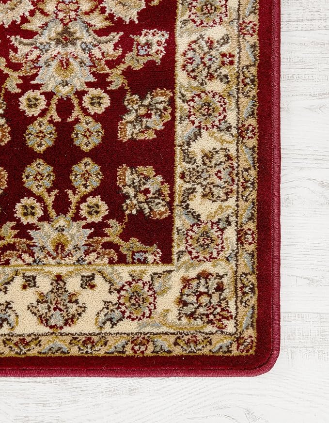 Rugs.com Aditi Collection Rug – 10x13 Red Medium-Pile Rug Perfect - Image 6