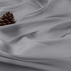Grey Sheer Curtains 72 Inches Long 2 Panels Set, Transparent Voile Sheer Curtain - Image 8