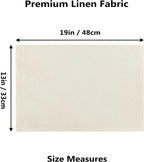 Home Brilliant Placemats Set of 8 Dining Table Placemat Washable Place Mats, 13 x 19 inches, Cream