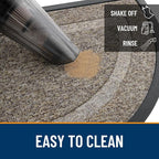 OLANLY Half Circle Front Door Mat Outside 71x23 All-Season Rubber Doormat | - Image 5