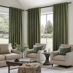 Topfinel Long Curtains for Living Room Custom 105 Inch, Sun Blocking Elegant - Image 4