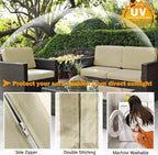 Sqodok Patio Furniture Cushion Covers Outdoor Cushion Covers Set of 2 - Image 5