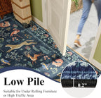 DUKINO 2x5 Rug for Hallway, Washable Animal Runner Rug Non Slip, Stain Resistant - Image 8
