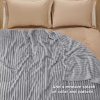 Bedsure Soft Cal Size Blanket for Bed Light Grey 102"x96" | Birthday Gifts for - Image 6