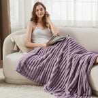 Bedsure Soft Light Purple Throw Blanket - Image 6