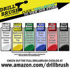Drill Brush – Ultimate Car Wash Kit - Cleaning Supplies – Car Carpet - Truck Accessories - Wheel Brush - Motorcycle Accessories - Car Mats - Spin Brush - Interior Leather, Vinyl, Upholstery, Fabric