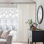 Natural Pinch Pleated Linen 96 Inch Curtains 100 Inch Width | Memory Trained by Twodrapes