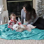 Bedsure GentleSoft Fleece Blankets Twin Size River Blue - Image 8