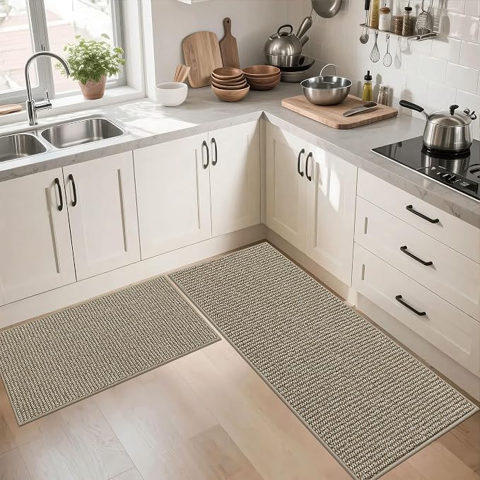 BEQHAUSE Kitchen Rugs 32"x48", Non-Slip Kitchen Mats - Image 8