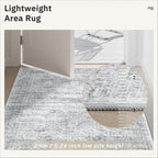 Soalmost Washable Hallway Runner Rug 3x20 Kitchen Entry Rugs Non-Slip, Foldable - Image 7