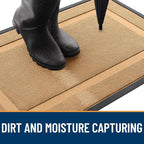 OLANLY Front Door Mat Outside 59x34, All-Season Heavy-Duty Rubber Doormat | - Image 4