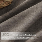 Chocolate Tart Pinch Pleat 90 Inch Bedroom Curtains 2 Panels Set, Memory Shape - Image 3
