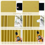 100% Blackout Curtains 120 Inch Length 2 Panels Set - Image 6