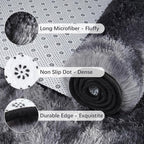 Chicrug Soft Runner Rugs for Bedroom Living Room Plush Fluffy Rug 2x10 | Shag - Image 6