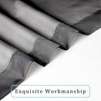 Black Sheer Curtains 96 Inch Length, Elegant Sheer Curtains - Image 6