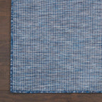 Nourison Positano Indoor-Outdoor Navy Blue 8' x 10' Area Rug, Easy Cleaning, Non Shedding, Bed Room, Living Room, Dining Room, Backyard, Deck, Patio (8x10)