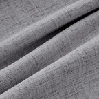 MIULEE 100% Blackout Linen Curtains 42 x 90 Inch Glacier Gray 2 Panels | - Image 9
