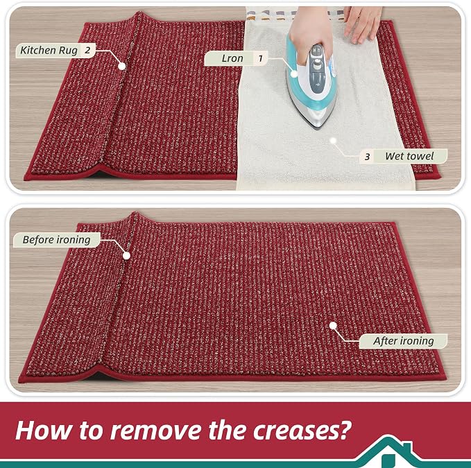 BEQHAUSE Kitchen Runner Rugs 20"x48", Kitchen Mats - Image 9
