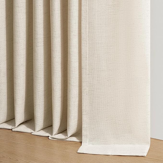 92 Inches Long Pinch Pleated Semi Sheer Curtains - Image 8
