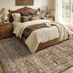 4x6 Ft Area Rugs for Living Room, Soft Non-Slip Machine Washable Rug, Vintage - Image 4