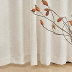 MYSKY HOME Boho Curtains 72 Inch Length, Linen Blend Drapes - Image 5