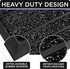 ubdyo Extra Durable Door Mat Outside Entrance | Dirt Trapping, Non-Slip Backing - Image 4