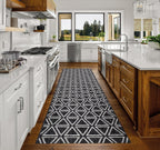 Keen Home Design Outdoor Runner Rug - 2x10 Washable Indoor/Outdoor Rug for Patio, Balcony, Kitchen, Garden, Beach, Deck and Porch. Size: 2'2" x 9'11"