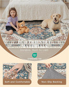 Madane Hallway Runner Rug 2'6''x12' Kitchen Runners Vintage, Entryway and - Image 5