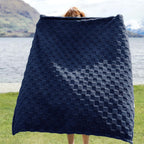 Bedsure GentleSoft Navy Blue Throw Blanket for Couch - Super Soft Cozy Blankets Gifts for Women Men Girls, Cute Small Fleece Throws for Bedroom Home Decor, 50x70 Inches