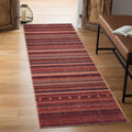 Keen Home Design 2x10 Rug - Machine Washable Runner with Non-Slip Backing, Ideal for Hallway, Entryway, Kitchen, Laundry Room - Vintage, Easy Clean, Durable, Low Pile Rug - (2'6" x 10')