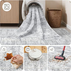4x10 Runner Rug Non Slip, Washable Hallway Runner Rug, Nursery Room, Soft - Image 8