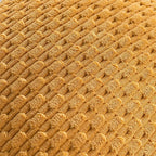 Set of 4 Mustard Yellow Decorative Throw Pillow Covers 18x18 Inch Corduroy - Image 5