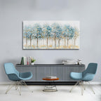 Belmrxne Tree of Life Wall Art Blue and Gold Wall Decor Modern Canvas Painting Gallery Artwork for Living Room Bedroom Dining Room Office Home Decor 30x60 inch