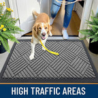 OLANLY Front Door Mat Outside Entrance 47x23, Waterproof Heavy-Duty Doormat | - Image 6
