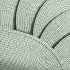 AHHFSMEI Placemats Set of 4 for Dining Table Washable Woven Vinyl Non-Slip 18x12 inches Placemat Heat-Resistant Durable Table Mats for Dining Table Easy to Clean (Sage Green, 4)
