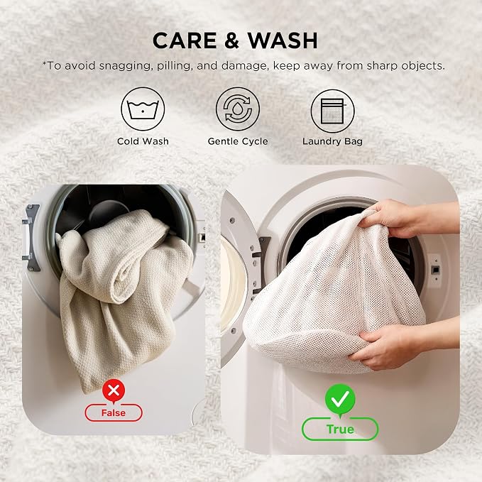 Bedsure GentleSoft 100% Cotton Blanket Twin XL Size - Image 7