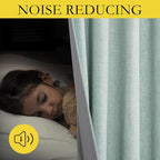 NICETOWN 100% Absolutely Blackout Linen Curtains - Image 3