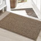 BEQHAUSE Dirt Trapper Door Mat 24" x 36", Non-Slip Washable Doormats, Low by BEQHAUSE
