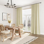 100% Blackout Linen Curtains for Bedroom 90 inches Long, Thermal Insulated Room - Image 8