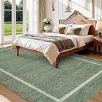 GarveeHome Scalloped Large Area Rug 10x13 Rug - Image 3