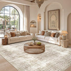 cotiled Boho 10x14 Area Rug for Living Room: Large Moroccan Washable Rug | - Image 2