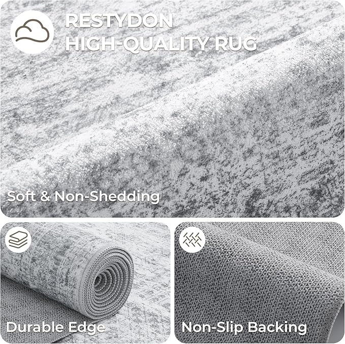 2x12 Runner Rug Non Slip, Washable Hallway Runner Rug, Laundry Room, Soft - Image 7