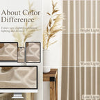 Grey Flax Linen Curtains 84 Inch Length 2 Panels Set - Image 3