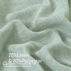 Living Room Linen Curtains 95 Inch - Image 2