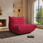 Bean Bag Chair, Oversized Bean Bag Chair for Living Room, Fireside Chair for Adults with Memory Foam Filled, Big Accent Sofa Lounge Floor Sofa for Gaming, Reading, No Assembly Required. (Burgundy)