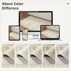 Soalmost Washable Area Rug 8x10 Large Soft Beige Rugs - Image 8