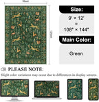 DUKINO 9x12 Area Rug for Living Room, Washable Animal Rug Non Slip, Non-Shedding - Image 2