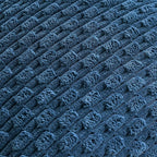 Set of 4 Blue Decorative Throw Pillow Covers 12x20 Inch Corduroy Pillow Covers - Image 6