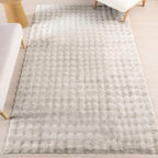 nuLOOM 5' x 8' Cozy Plush Area Rug, Machine Washable, Non-Slip, Soft Fluffy Shag Carpet for Living Room Bedroom Kids Room Nursery Home Decor, Jeni Grey