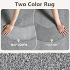 4x6 Grey Area Rug Washable Non-Slip Soft Thin - Image 9